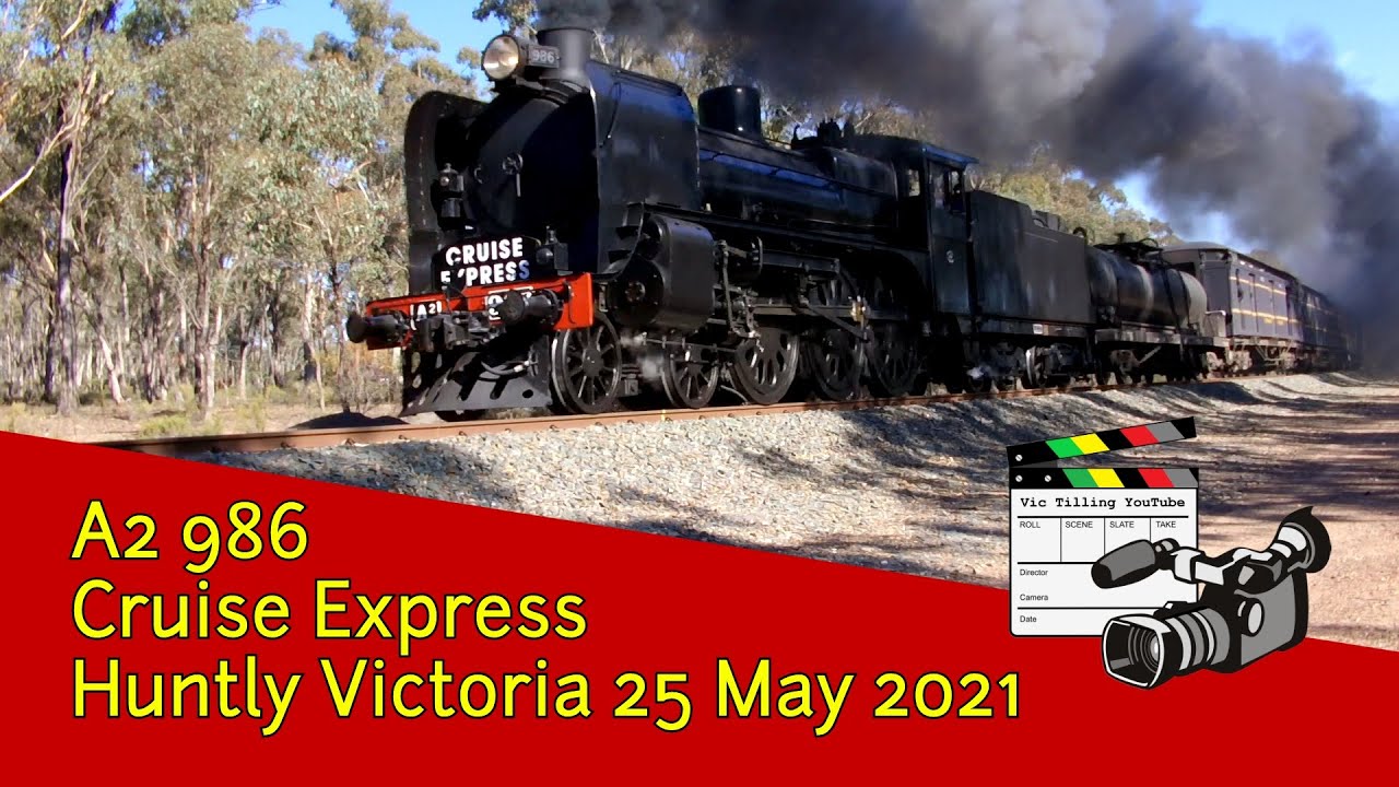 Steam Rail Cruise Express Bendigo to Echuca 23 May 2021