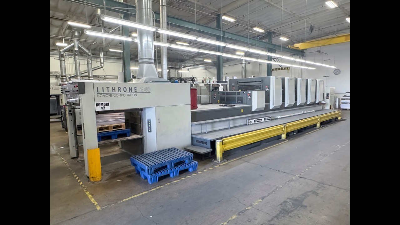 2009 Komori LS540+CX from Trinity Printing Machinery USA