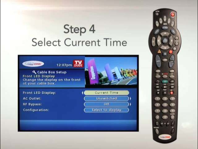 How to Set Time on Spectrum Cable Box  
