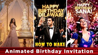 How to Make FREE Luxury Ai Animated Happy Birthday Videos screenshot 5