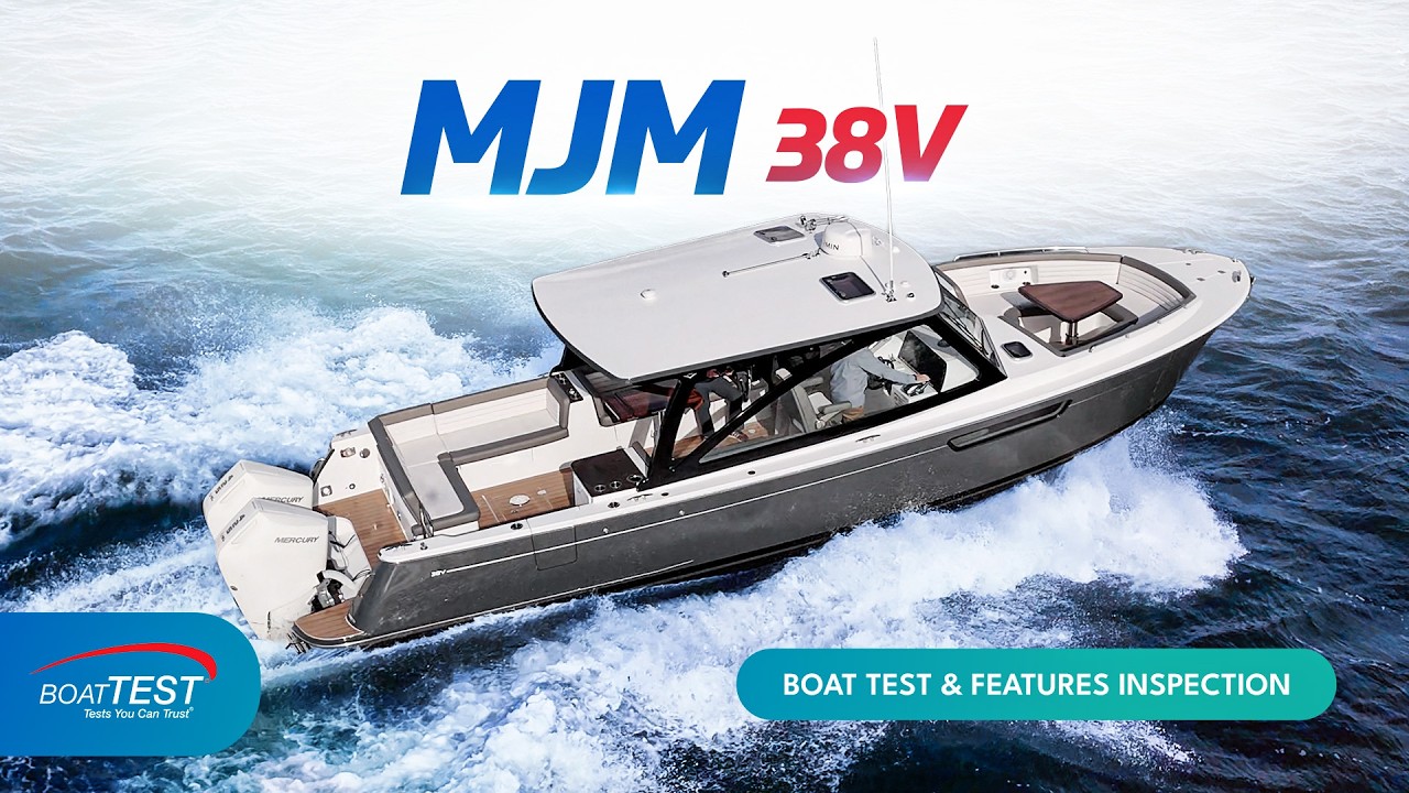 ⁣MJM 38V in 3–5' Seas! How Fast Will It Go? Boat Test & Full Review