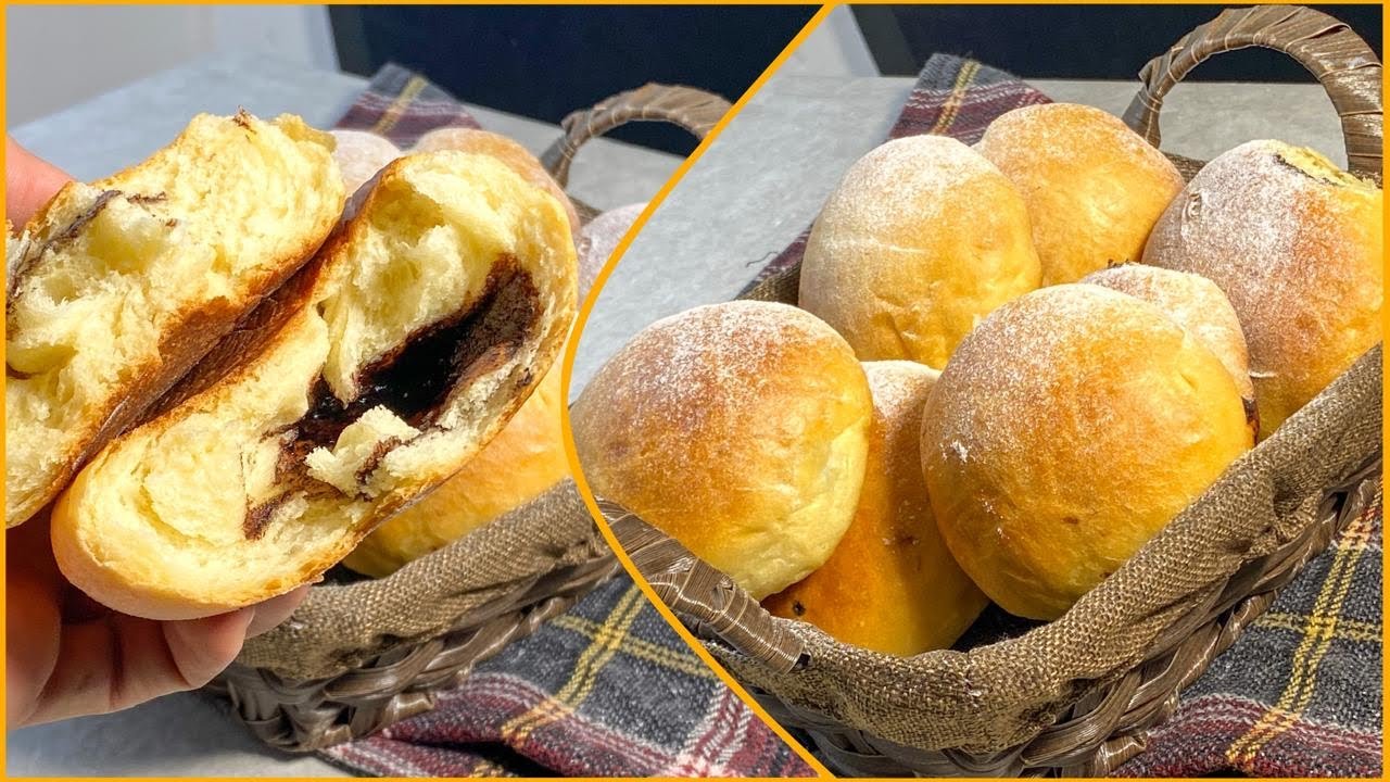 فطائر كورية محشية، وعجينة هشة وبدون تعقيد 👌🏻😍 وصفة اقتصادية 