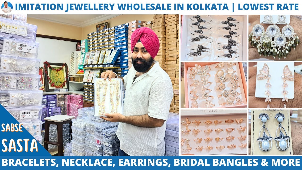 Kolkata Wholesale Jewellery Shop | Earrings Necklace, Mangal Sutra, Bracelets & Jhumka