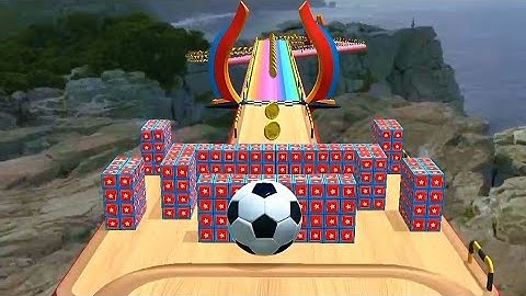 Rolling Ball 3D Sky Race Gameplay Level 21