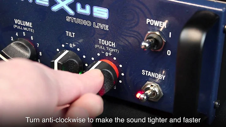 Laney HOW TO Series - The Nexus SL Touch Control