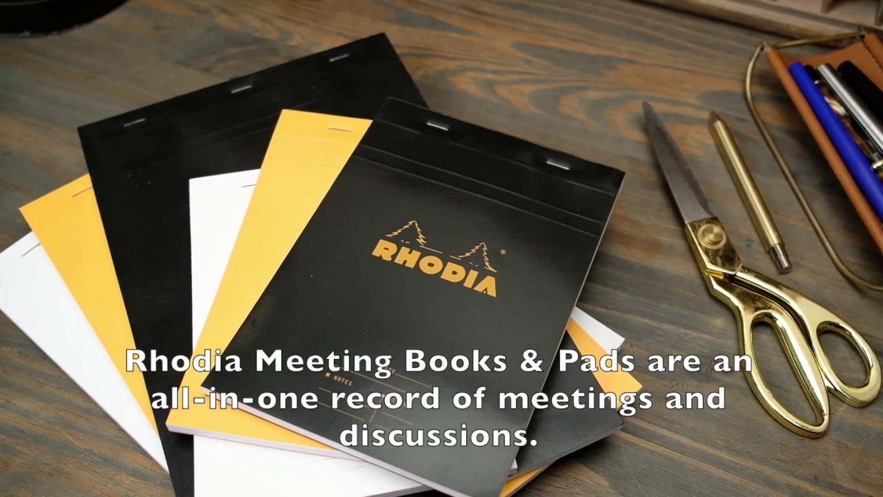 Rhodia Meeting Books & Meeting Pads