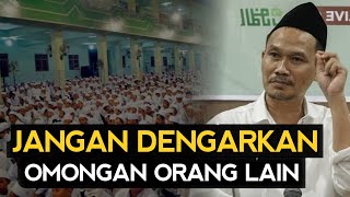Gus baha : Jangan dengarkan omongan orang lain!!! singa tidak di takuti karena gonggongannya!!!
