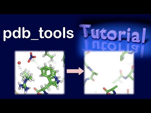 How to run PDB tools via the GUI