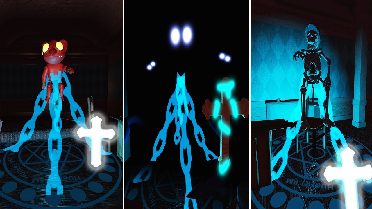 DOORS: Hotel Update - All CRUCIFIX Uses + New Monsters Jumpscares (Roblox  Showcase) 