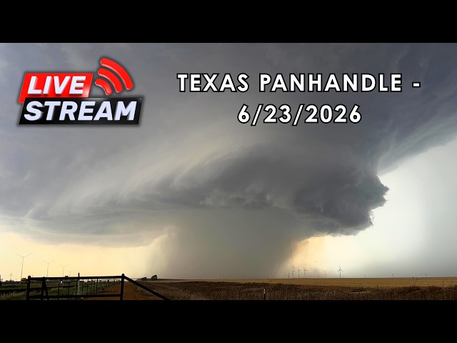 『tornado』 Powerful Supercell in Bushland & Canyon, Texas - Full Chase - June
