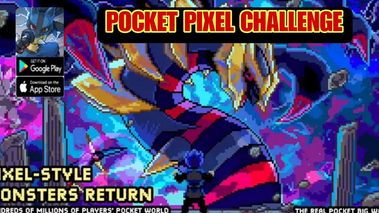 Pocket Pixel Challenge Gameplay - Pokemon RPG Game Android