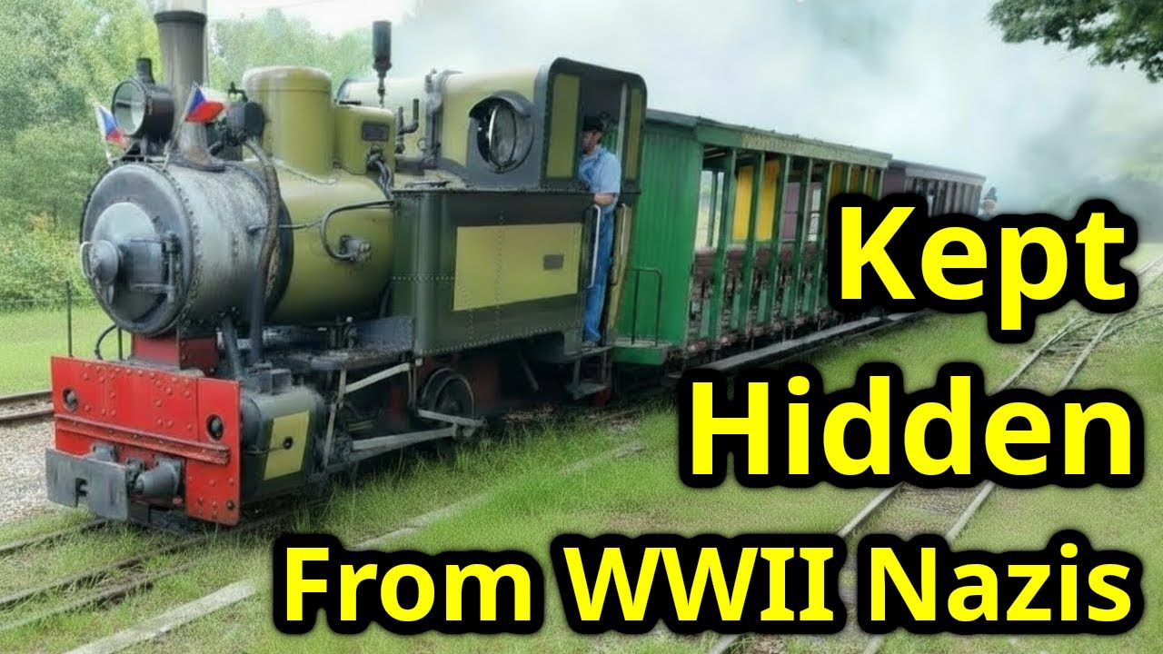 Катаемся на спрятанном от немцев локомотиве 1940 года!