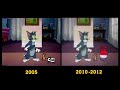 Cartoon network la  tom and jerry meets logo 2005 vs toonix 2010 comparisoncomparacion