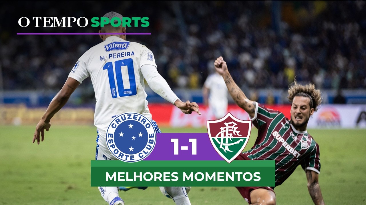 CRUZEIRO 1 X 1 FLUMINENSE: veja os MELHORES MOMENTOS da partida