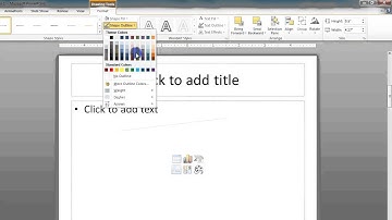 10.7 Applying and Changing Line Colors - MS PowerPoint (Urdu) - MS Office 2010 Tutorials