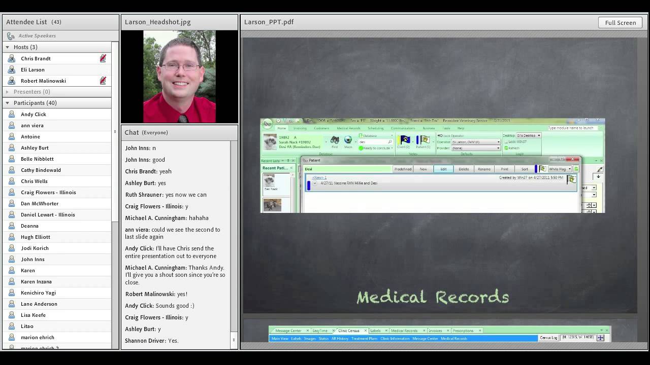 Eli Larsen - What Electronic Health Records (EHR) system are you using?