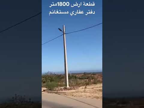 فيديو كامل على قناة قطعة ارض دفتر عقاري 18ار بسيدي لخضر مستغانم 0671596510