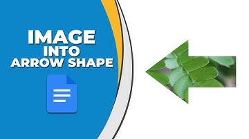 How to crop an image into an arrow shape in Google Docs