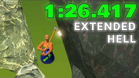 Getting Over It - Extended Hell Map in 1:26.417