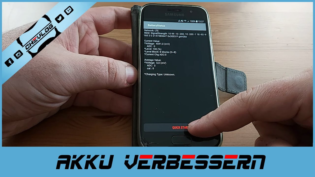 Samsung Handy Akku neu Kalibrieren Quicktipp YouTube