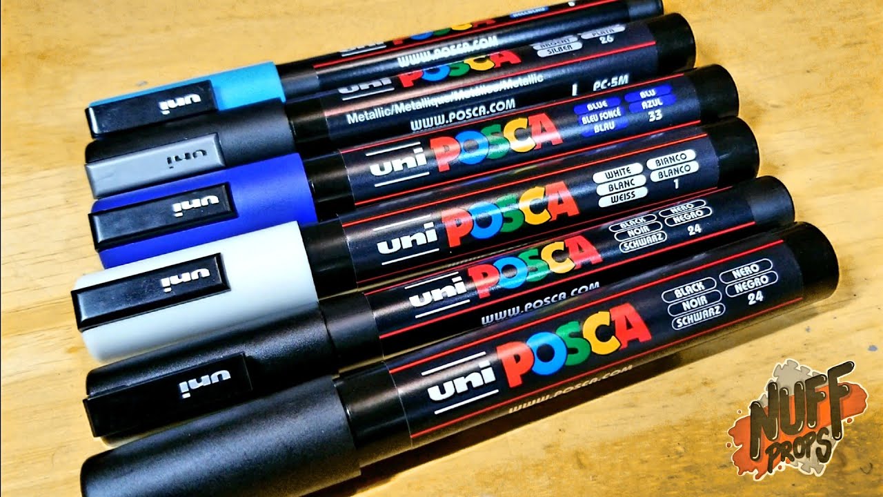 POSCA PAINT MARKERS How they work YouTube