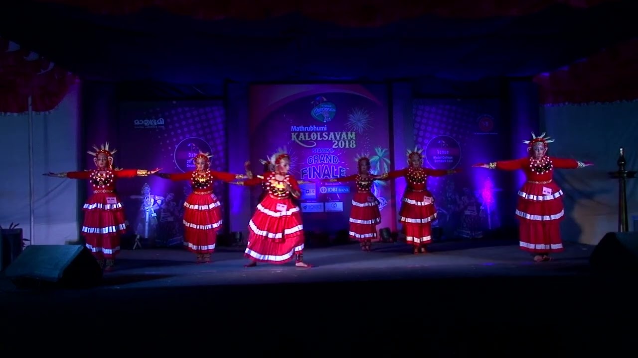 Muchilottu theyyam... group dance.... Gayathri & mydhili karayil and group.....