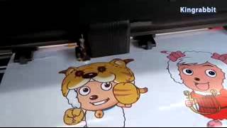 Instruction steps for Rabbit K type contour cutting plotter