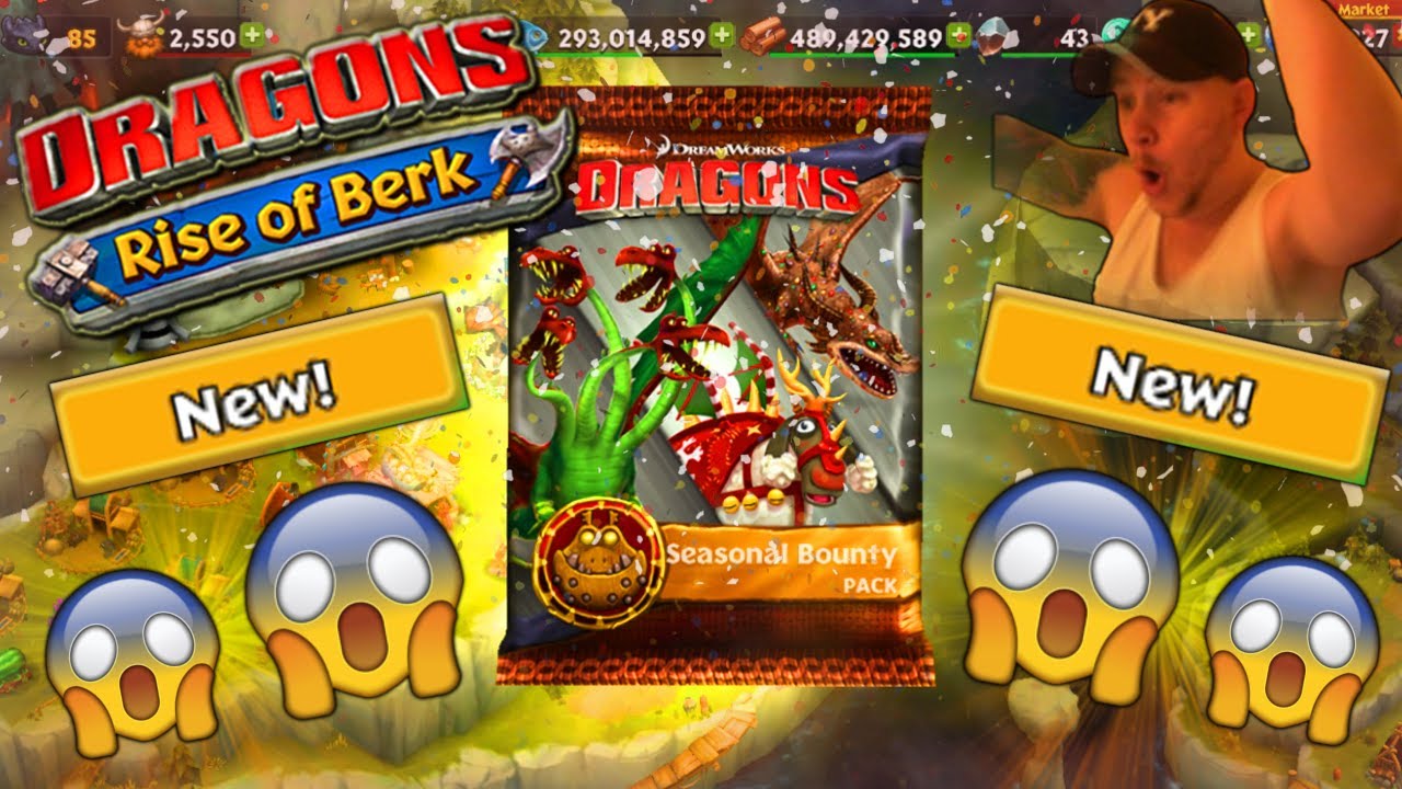 NEW DRAGON FROM A SEASONAL PACK!!!!! | Dragons: Rise Of Berk 
