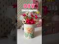 DIY Flower Vase 🌼🪴| Aesthetic Home Decor Craft  #shorts #diy #viralshort #handmade #homedecor