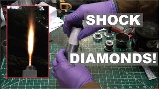 Shock Diamonds! DIY APCP Rocket Propellant Test Supersonic Exhaust - ElementalMaker