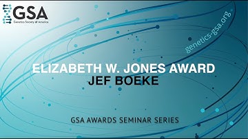 2024 Elizabeth W. Jones Award: Jef Boeke, Build-a-Genome