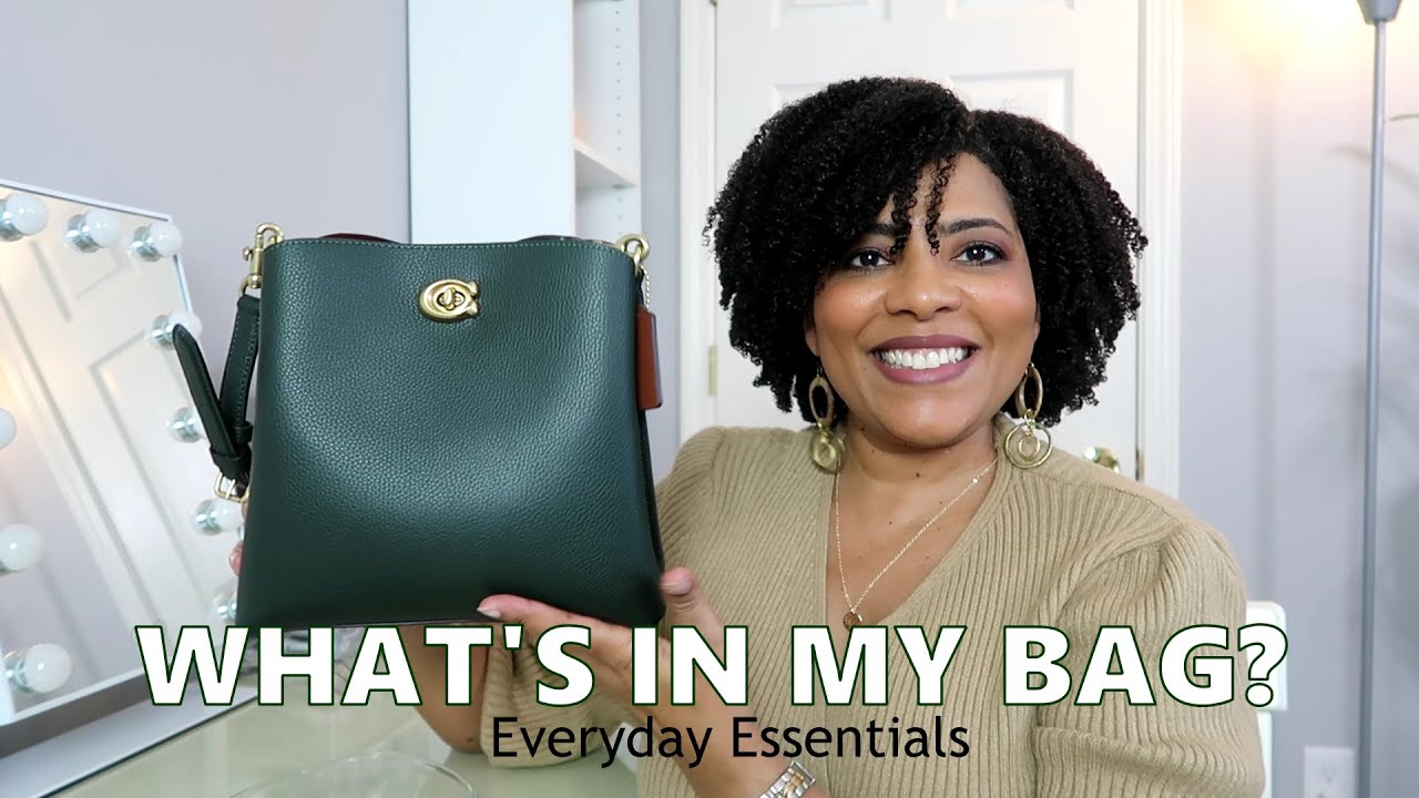 Coach Willow Shoulder Bag In  Green - Unbox with me! 