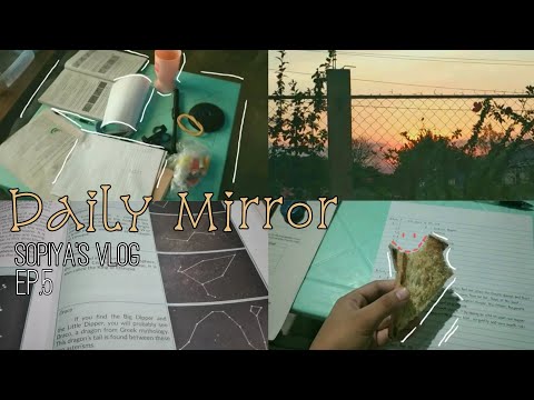 DAILY MIRROR: March Dump Part1 || paper ring, clean, study with me, uniform and my bangs👱🏻‍♀️📚💍