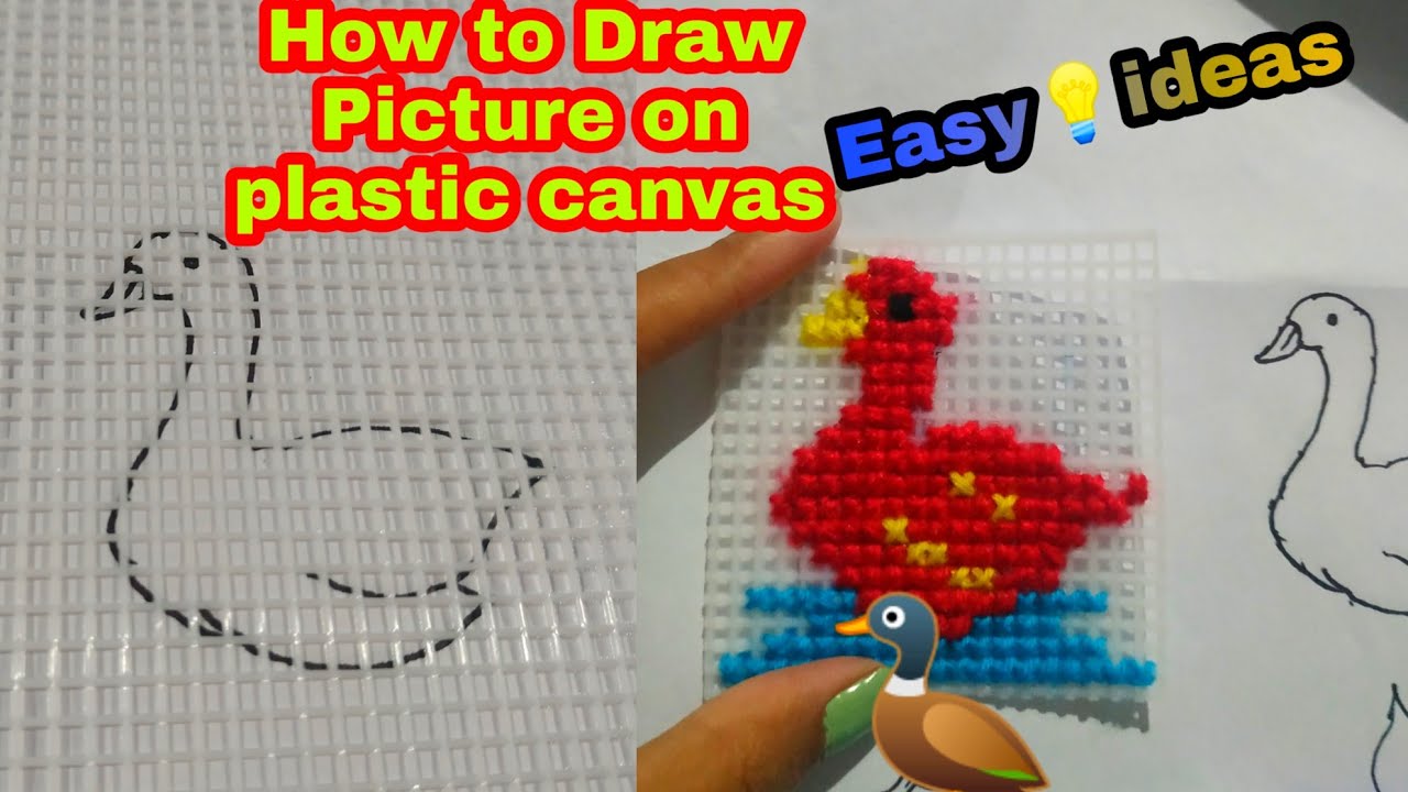 How to Make a Needlepoint Pendant (Yes! With Plastic Canvas