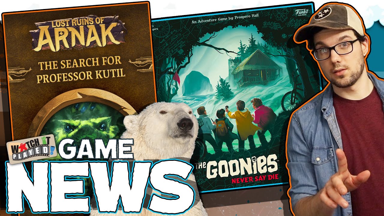 New Lost Ruins Of Arnak & Goonies games + MORE board game news! - YouTube