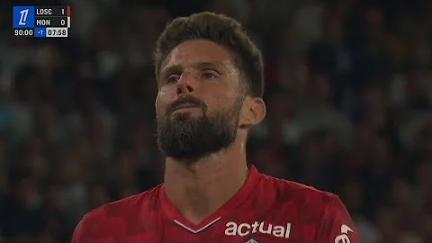 PÉNALITÉ MANQUÉE de Olivier Giroud | Lille vs Monaco 1-0 | Résumé & Buts | Ligue 1 2025/26