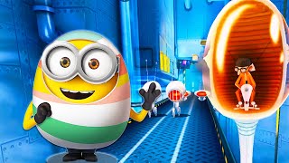 Easter Egg Bob minion vs Vector and his Drones ! Despicable me minion rush game