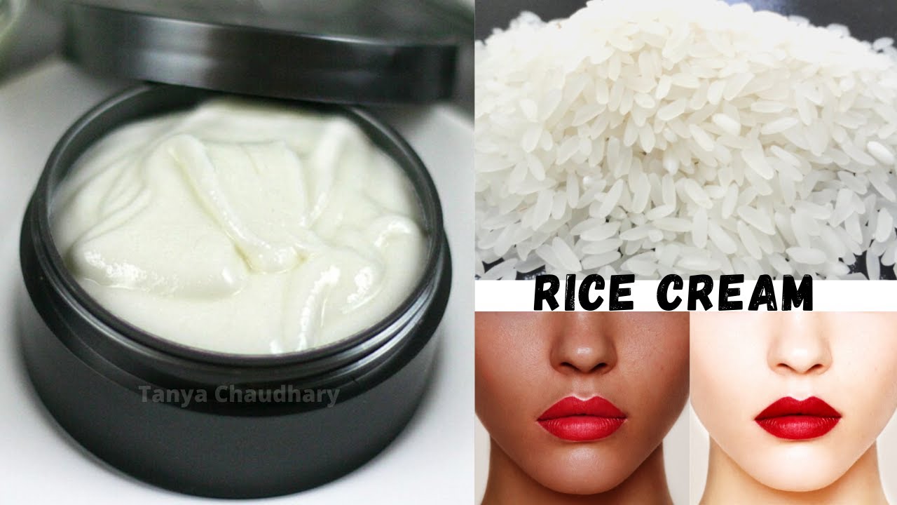 DIY Rice Cream Skin Whitening & AntiAging Rice Cream Korean