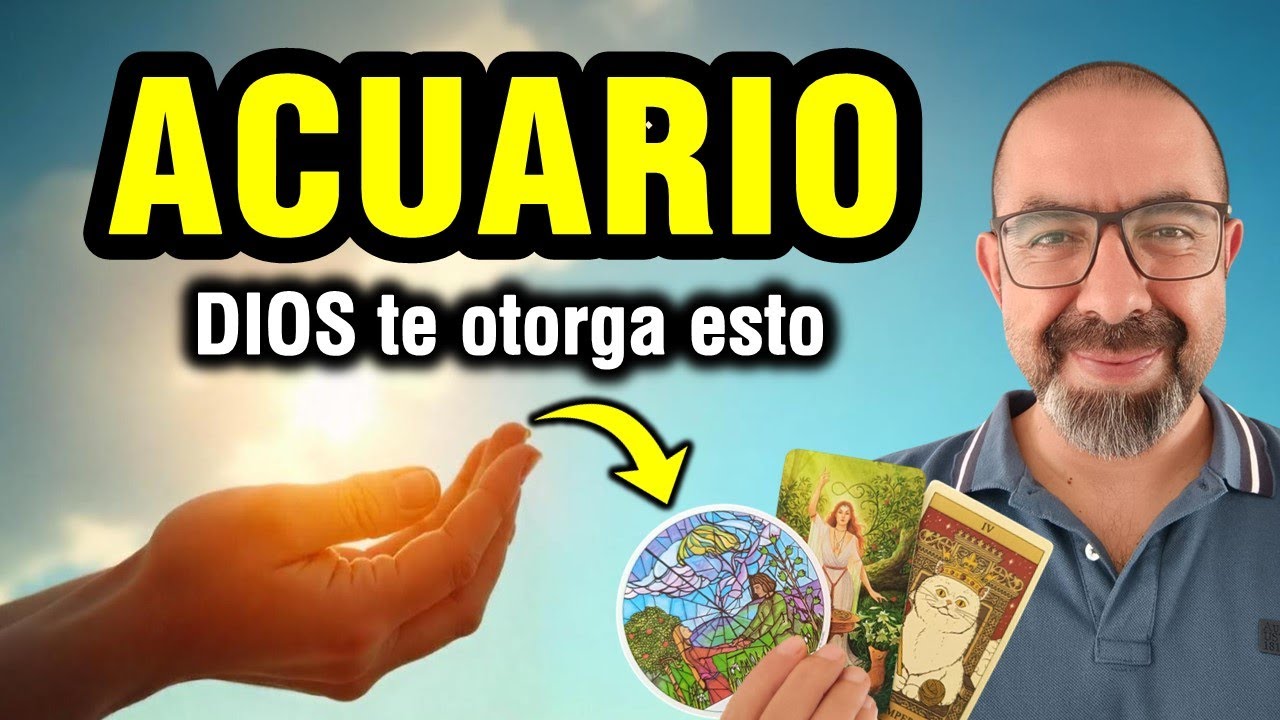 Acuario ♒️ Tu FE obró el MILAGRO 🍀🌈 Se DEFINE todo 🔮 TAROT interactivo ...