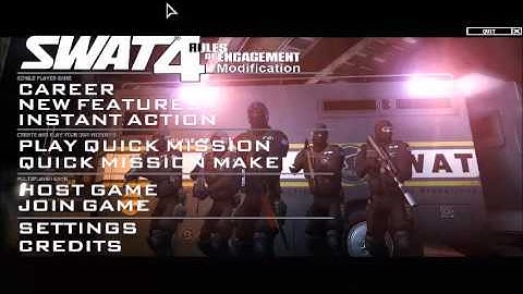 Swat 4 (TSS) ROE-Mod - Main Menu