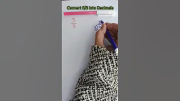 3 8 Convert 3 8 Into Decimals Fraction To Decimal Conversion 