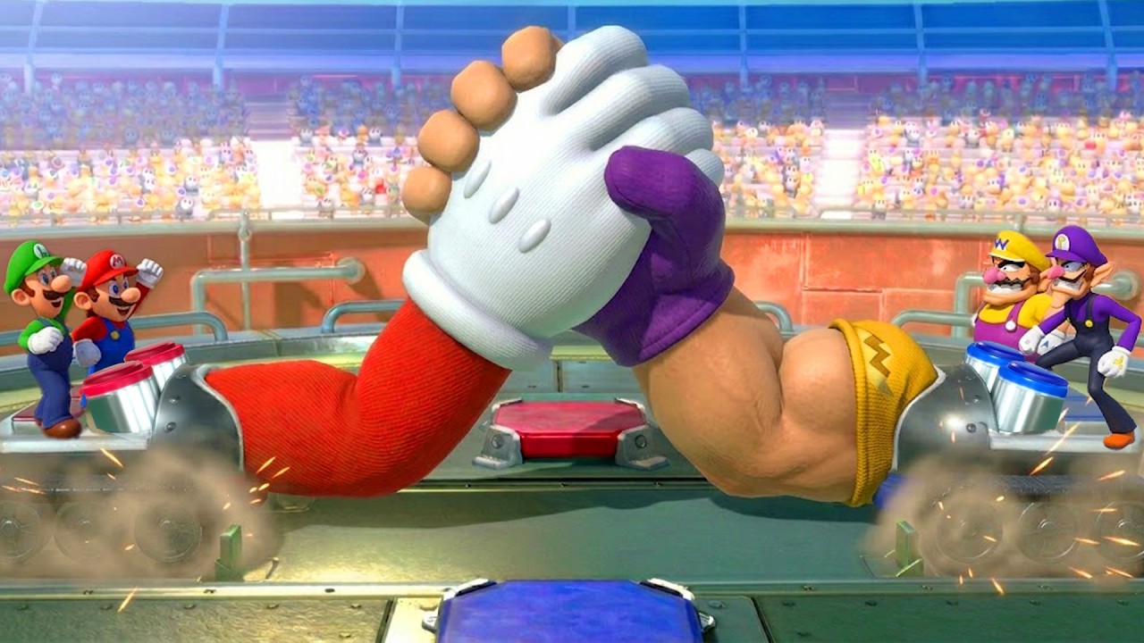 【슈퍼 마리오 파티 잼버리】 레전드 미니게임 매치! 마리오 VS 루이지 VS 와리오 VS 와루이지