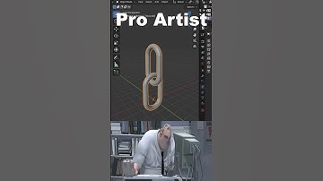 Noob vs Pro artist: Making Chains #blendertutorial #blender #blendercommunity #blender3d #b3d