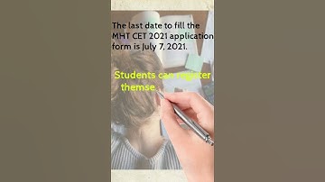 🤩MHT-CET 2021 Registration Open🤩| Exam Dates Released??🔥| All Info. You Want !!!         #shorts