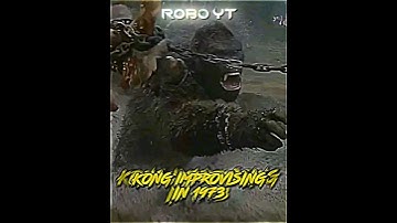 KONG IMPROVISING 😮‍💨🪓 #shorts #fyp #godzilla #monsterverse
