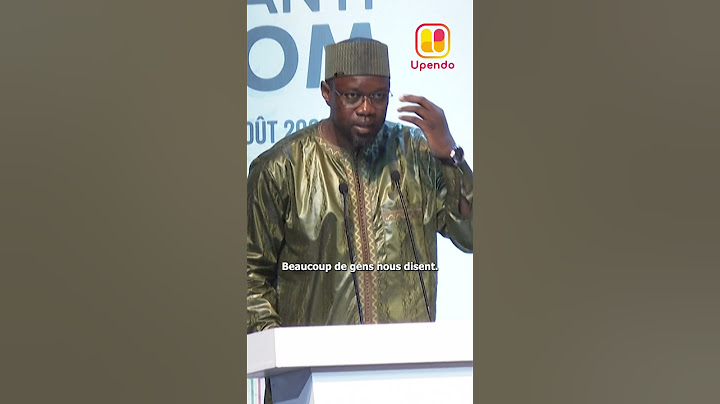 "We don't need the IMF," Ousmane Sonko, Prime Minister of Senegal