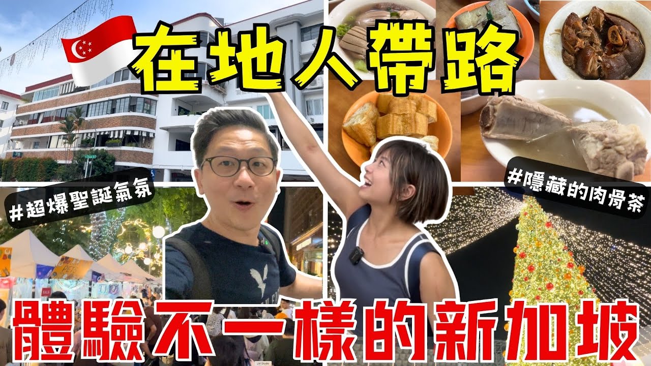 【新加坡旅遊Vlog🇸🇬Epi1】探索遊客不知道的真實新加坡❗｜保育老區x在地人推薦肉骨茶x聖誕夜