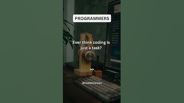 Ever think coding is just a task? #programmingfacts #shorts #coding