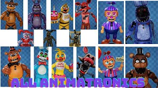 Fnaf AU: Specialedelevery all animatronics +    workshop animations