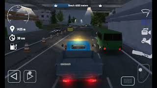 Russian car driver zil 130 goal reach 4000 meter without going to the opposite side 